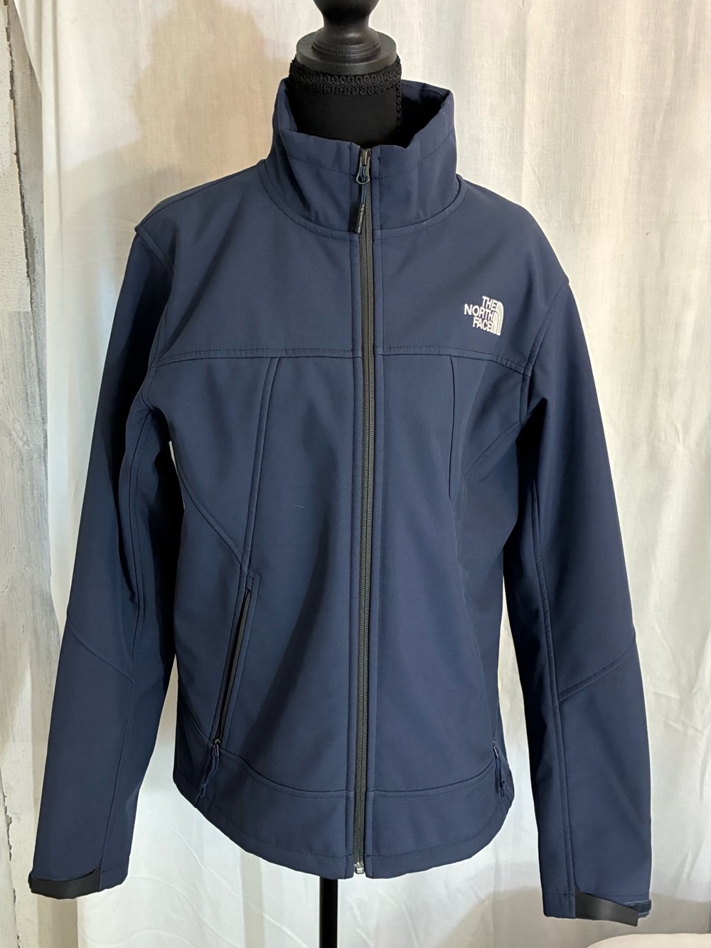 The North Face Navy Blue Softshell Jacket Men’s Sz S
